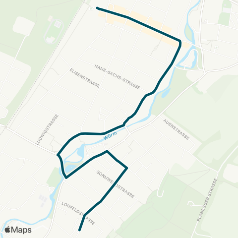 Die Münchner VerkehrsVerbund  Planegg - Krailling map