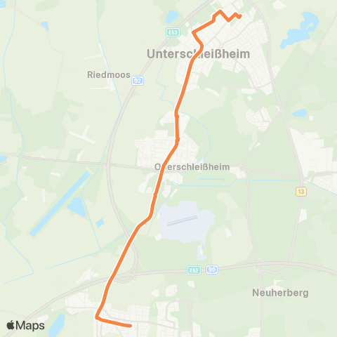 Die Münchner VerkehrsVerbund  Feldmoching - Oberschleißheim - Lohhof Nord map