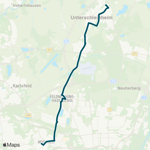 Die Münchner VerkehrsVerbund  Neufahrn - Flughafen / Airport Schienenersatzverkehr S1 map