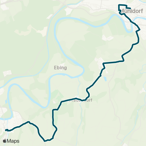 Die Münchner VerkehrsVerbund  Kraiburg - Oberflossing - Mühldorf map