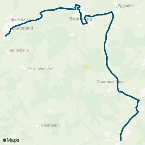 Die Münchner VerkehrsVerbund  (Langquaid - Schierling - Eggmühl - / Mallersdorf-Pfaffenberg - ) Moosmühle - Neufahrn (NB) - Ergoldsbach - Hölskofen map