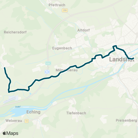 Die Münchner VerkehrsVerbund  Am Alten Viehmarkt - Altstadt - Hauptbahnhof - Münchnerau - Gündlkofen map