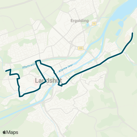 Die Münchner VerkehrsVerbund  Löschenbrand - Stadtpark - Hauptbahnhof - Altstadt - Am Lurzenhof map