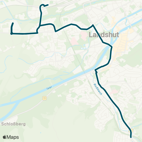 Die Münchner VerkehrsVerbund  Kumhausen - HLG  - Realschule - Wirtschaftsschule map