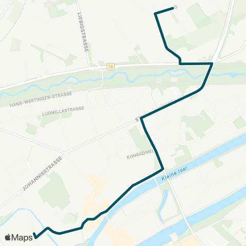Die Münchner VerkehrsVerbund  Auerweg - Nikolaschule map