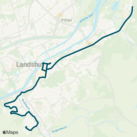 Die Münchner VerkehrsVerbund  Lainerbuckel - Altstadt - Am Lurzenhof map