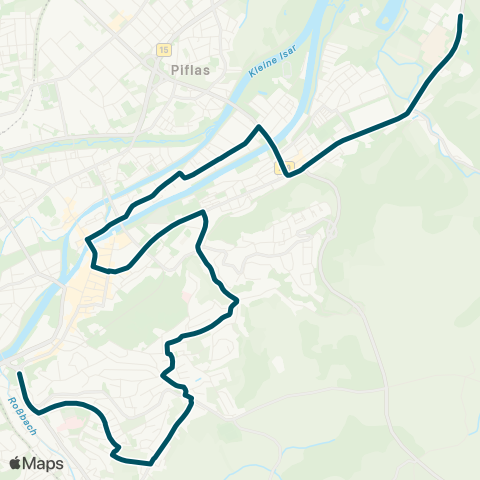 Die Münchner VerkehrsVerbund  Kupfereck - Hofberg - Altstadt - Am Lurzenhof map