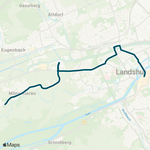 Die Münchner VerkehrsVerbund  Münchnerau - Realschule - Hauptbahnhof - Altstadt map