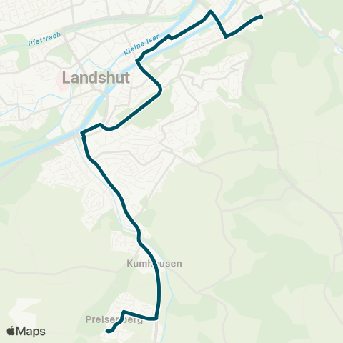 Die Münchner VerkehrsVerbund  Schulstraße - Kumhausen - Preisenberg map