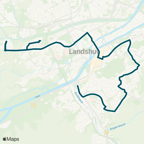 Die Münchner VerkehrsVerbund  HLG - Realschule - Altstadt - Hofberg map