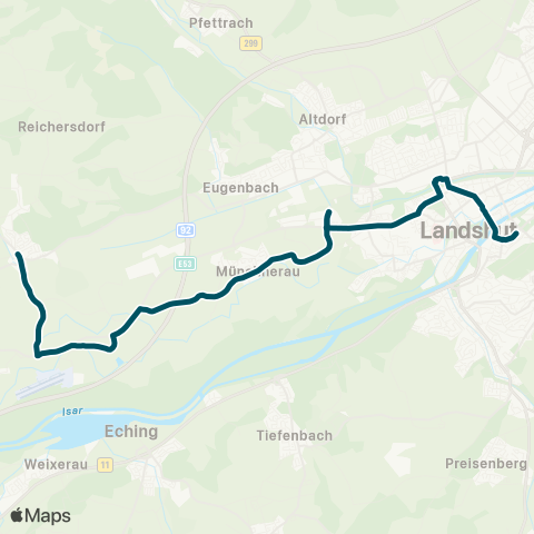 Die Münchner VerkehrsVerbund  Maximilianstraße - Hauptbahnhof - Realschule - Gündlkoferau map