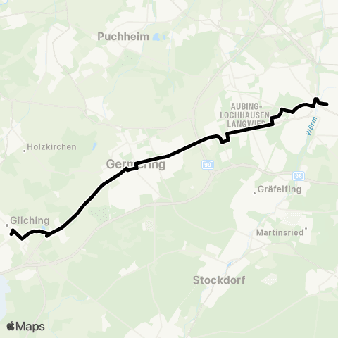 Die Münchner VerkehrsVerbund  Schienenersatzverkehr S8 Ismaning - Ostbahnhof map