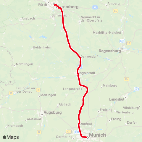 MVV Nürnberg Hbf - Hauptbahnhof map