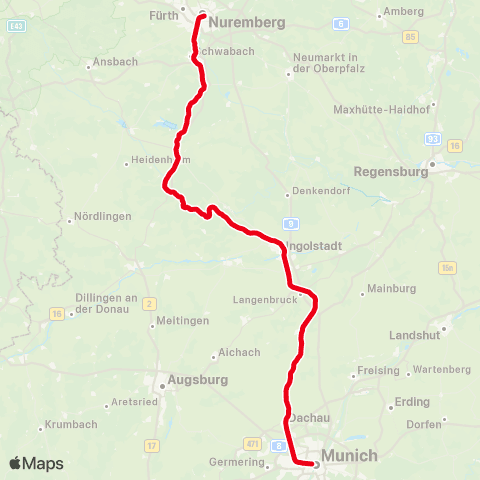 MVV Nürnberg Hbf - Hauptbahnhof map