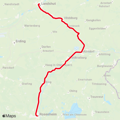 MVV Hauptbahnhof - Neumarkt-St Veit map