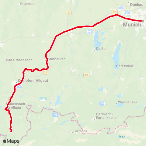 MVV Immenstadt - Oberstdorf map