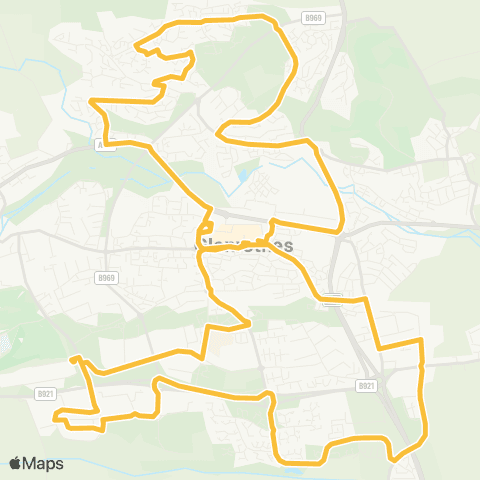 Moffat & Williamson Bus Sta - Glenrothes Bus Sta Arrival Bay map