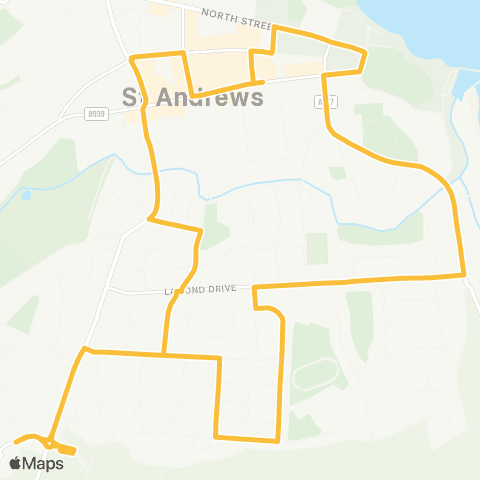Moffat & Williamson South Street - South Street map