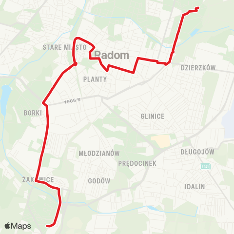 MZDiK Radom  map