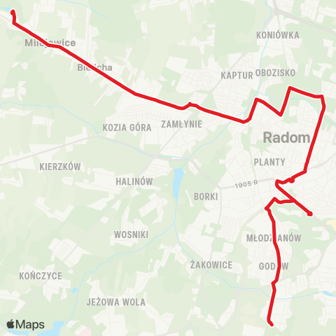 MZDiK Radom  map