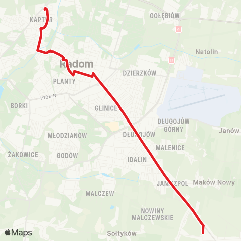 MZDiK Radom  map