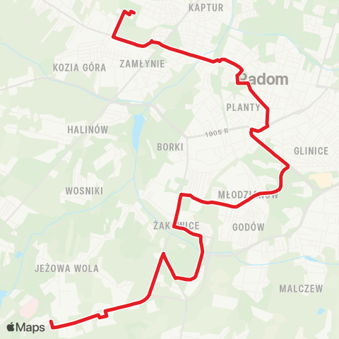 MZDiK Radom  map