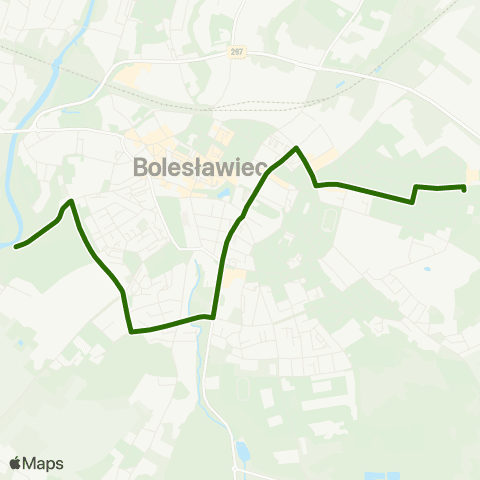 MZK Bolesławiec Jana Pawła II Szkoła — Gdańska Pętla map