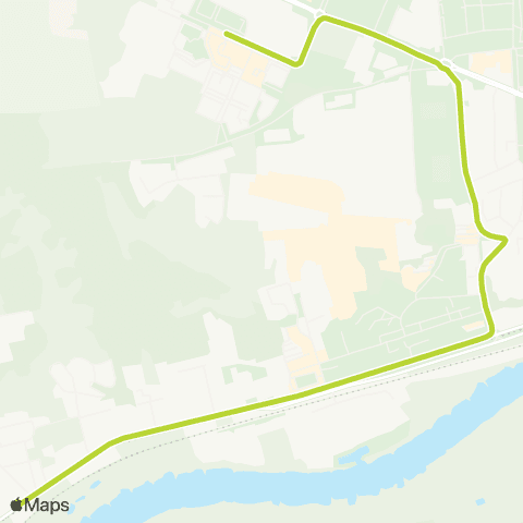 MZK Gorzów Wielkopolski Os. Staszica - Zajezdnia Kostrzyńska map
