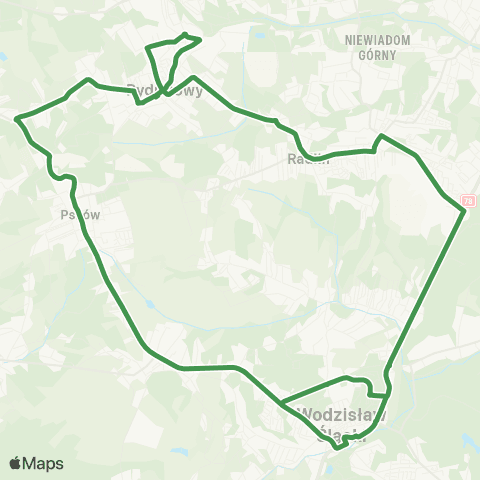 MZK Jastrzębie-Zdrój Wodzisław Śląski D.A. - Rydułtowy map