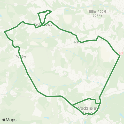 MZK Jastrzębie-Zdrój Wodzisław Śląski D.A. - Rydułtowy map