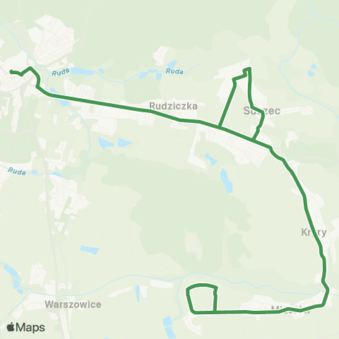 MZK Jastrzębie-Zdrój Żory Centrum Przesiadkowe - Mizerów map