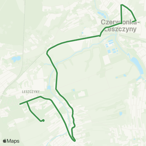 MZK Jastrzębie-Zdrój Leszczyny - Dębieńsko Koksownia map