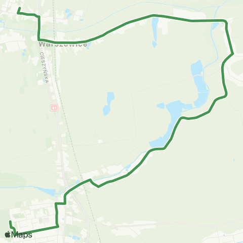 MZK Jastrzębie-Zdrój Pawłowice Centrum - Warszowice map