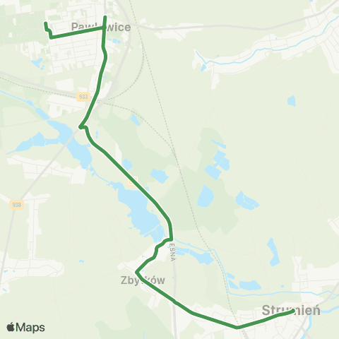 MZK Jastrzębie-Zdrój Pawłowice Centrum - Strumień map