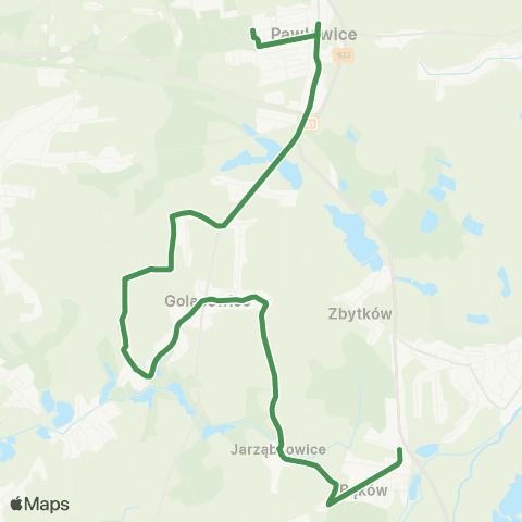 MZK Jastrzębie-Zdrój Pawłowice Centrum - Bąków map