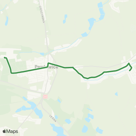 MZK Jastrzębie-Zdrój Pawłowice Centrum - Studionka map