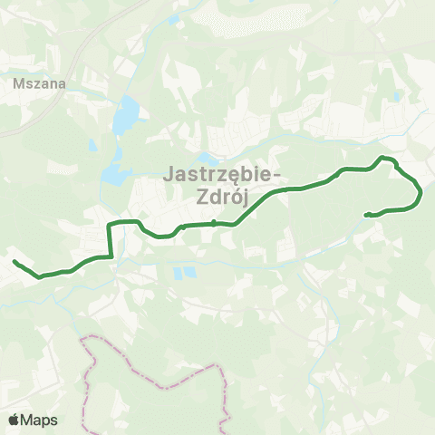 MZK Jastrzębie-Zdrój Arki Bożka - Szotkowice map