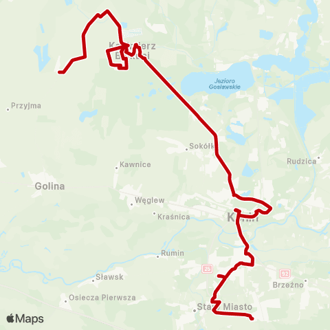 MZK Konin Piłsudskiego — Sokółki map
