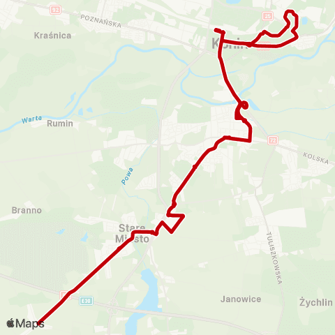 MZK Konin C.H.Ferio — Stare Miasto map