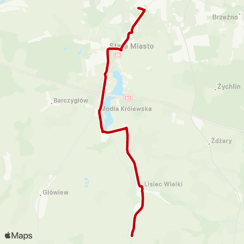MZK Konin Piłsudskiego — Niklas map