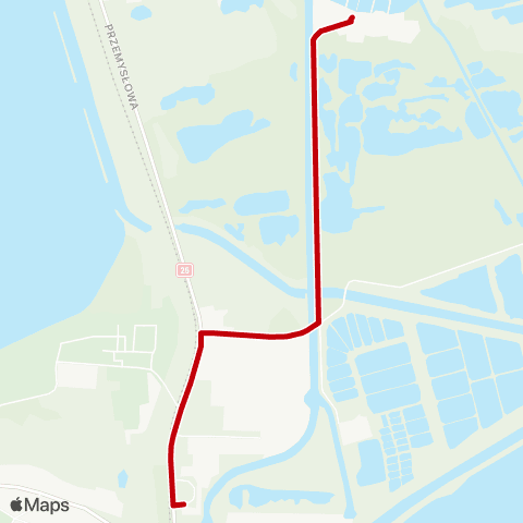 MZK Konin Elektrownia — Mosir Przystań Gosławice map