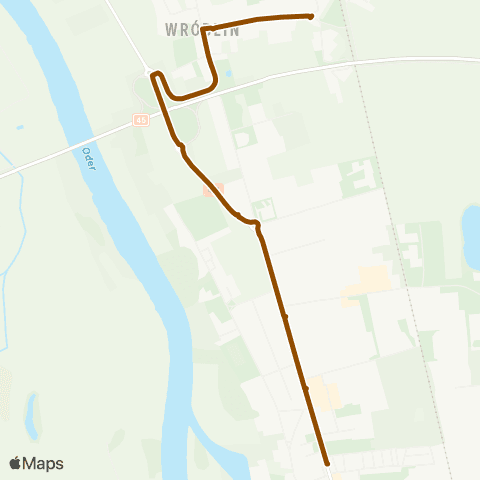 MZK Opole - Szkolne Wróblin - Pętla — Budowlanych - Prudnicka map