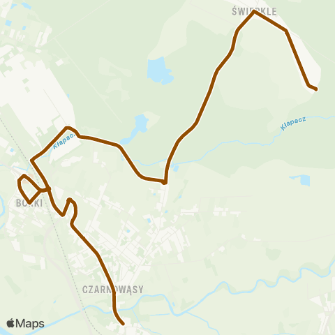MZK Opole - Szkolne Jagiełły - Szkoła — Świerkle - Pętla map