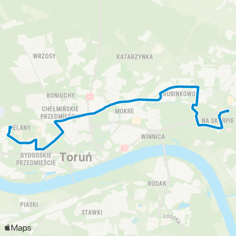 MZK Toruń  map