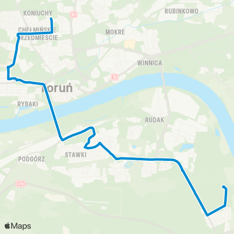 MZK Toruń  map