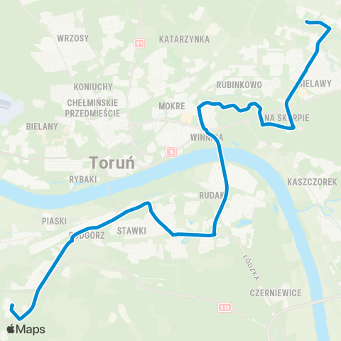 MZK Toruń  map