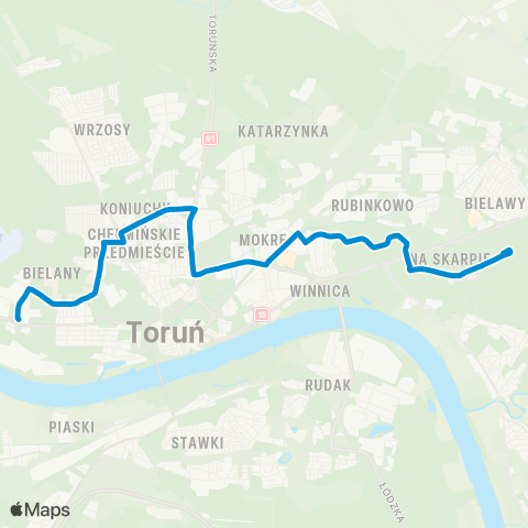 MZK Toruń  map