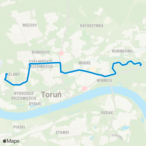 MZK Toruń  map