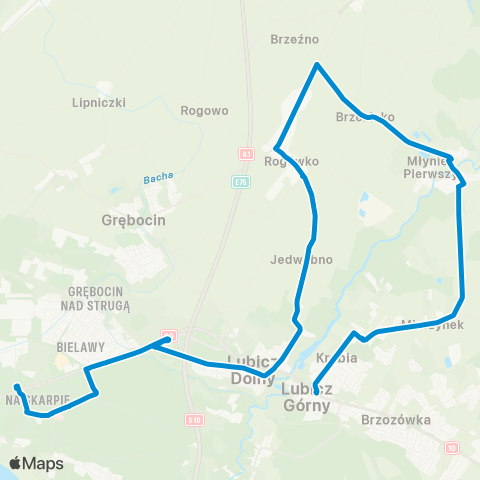 MZK Toruń  map