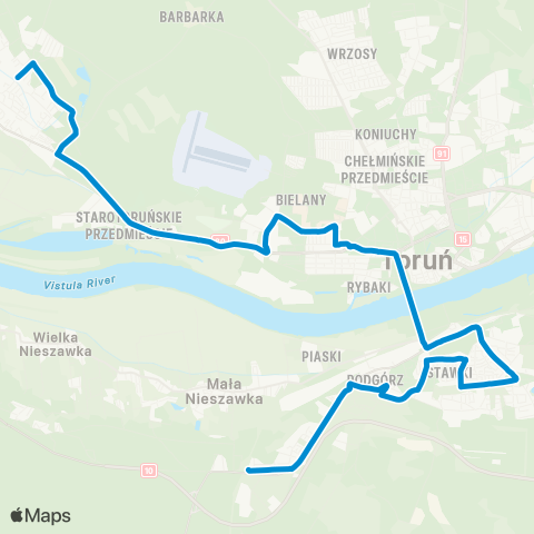 MZK Toruń  map